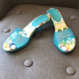 Coach Heel Sandals